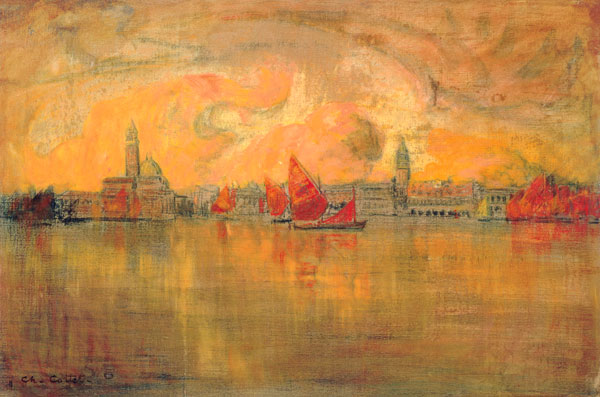 View of Venice from the Sea de Charles Cottet