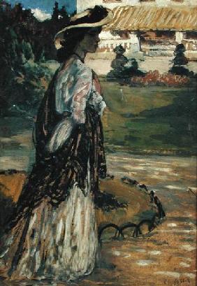 Woman in a Park