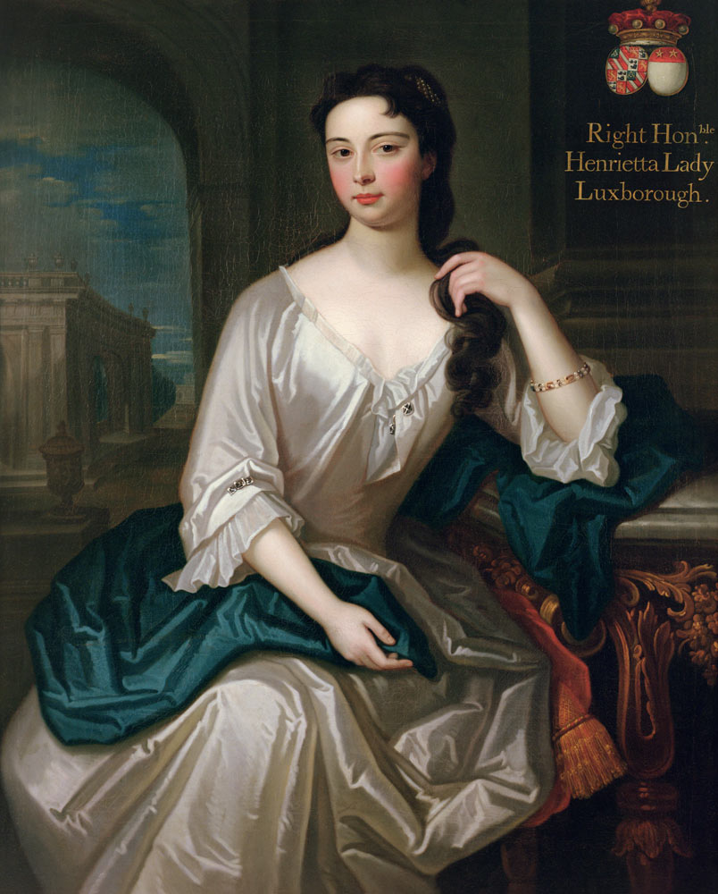 Portrait of Henrietta, daughter of Henry, 1st Viscount St. John, married in 1727 Robert Knight creat de Charles d' Agar