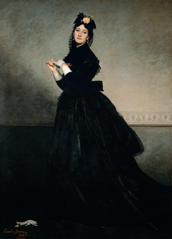 The lady with the glove (madam Carolus-Duran) de Charles Durant