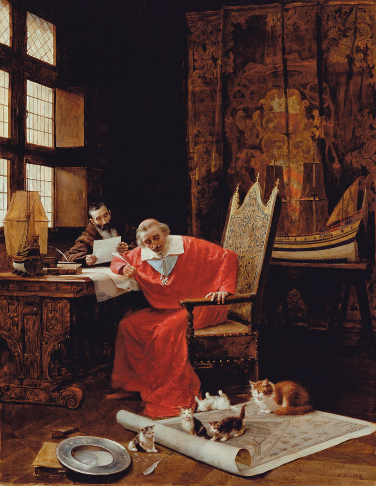 The Cardinal's Leisure de Charles Edouard Delort