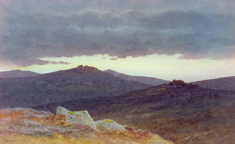 Dusk over Dartmoor de Charles Edward Jr. Brittan