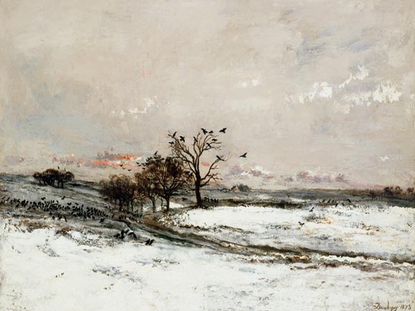 The Snow de Charles-François Daubigny