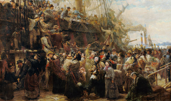 The Emigrant Ship de Charles J. Staniland