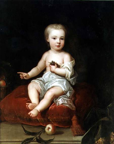Portrait of Holles St. John (1710-38), youngest son of Henry, 1st Viscount St. John, as a child de Charles Jervas