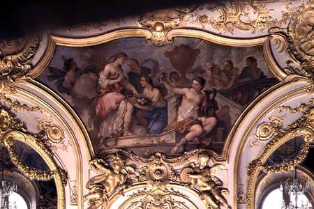Decorative panel from the Oval Salon illustrating the Story of Psyche de Charles Joseph Natoire