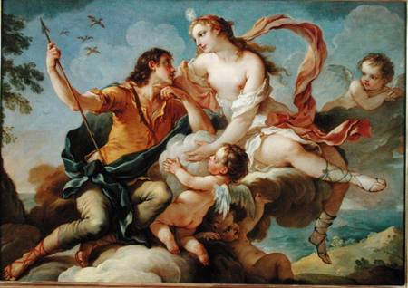 Venus and Adonis de Charles Joseph Natoire