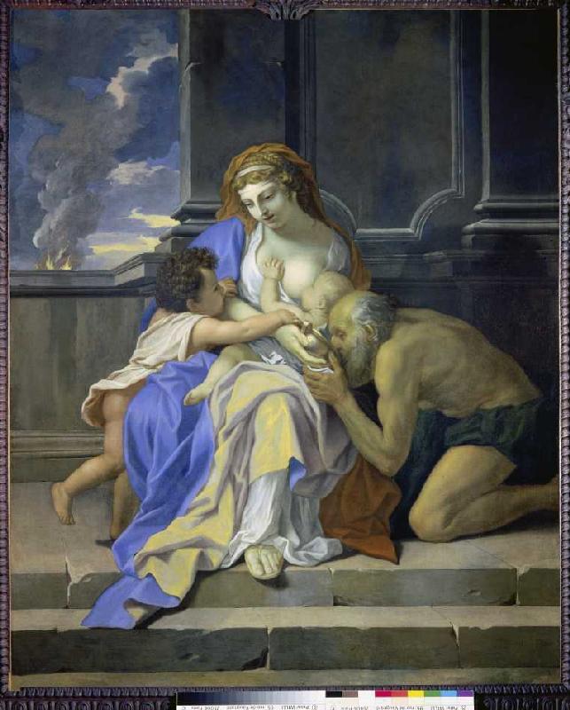 Allegory of the charity (Charité) de Charles Le Brun