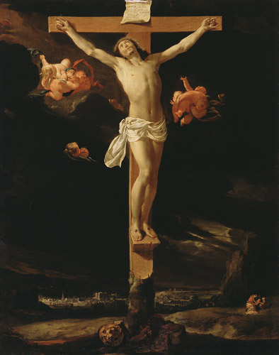 Christ at the cross. de Charles Le Brun