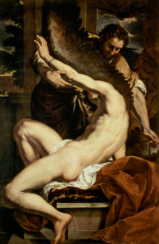 Daedalus and Icarus de Charles Le Brun