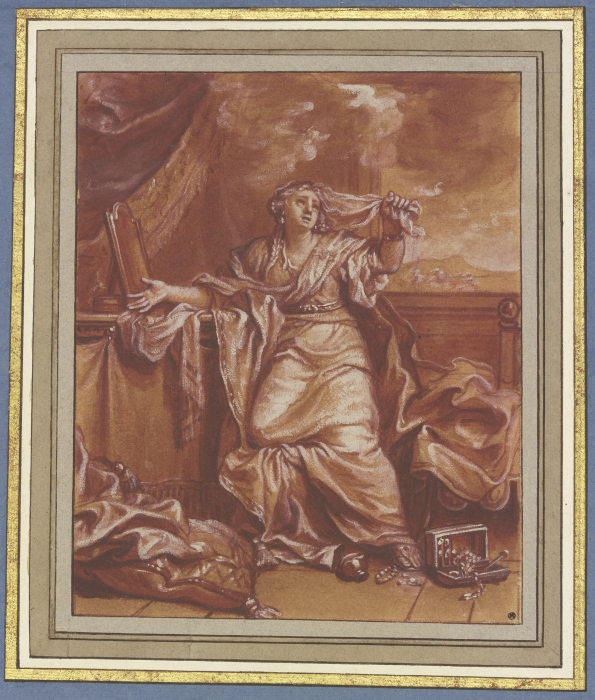 The contrite Magdalene de Charles Le Brun