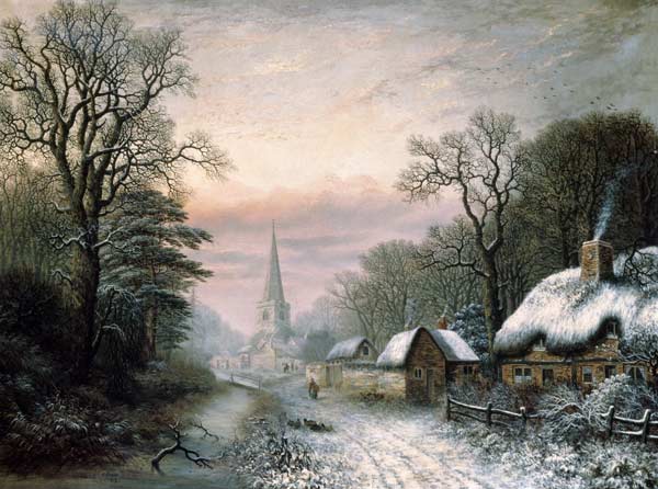 Winter landscape de Charles Leaver