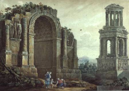 The Triumphal Arch at St.Remy de Charles Louis Clerisseau