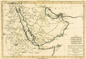 Arabia, the Persian Gulf and the Red Sea, with Egypt, Nubia and Abyssinia, from 'Atlas de Toutes les