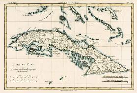 Cuba, from 'Atlas de Toutes les Parties Connues du Globe Terrestre' by Guillaume Raynal (1713-96) pu