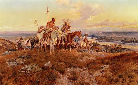 The Wagons de Charles Marion Russell
