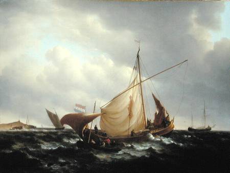Dutch Boat Putting to Sea de Charles Martin Powell