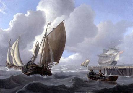 Shipping off the Dutch Coast de Charles Martin Powell