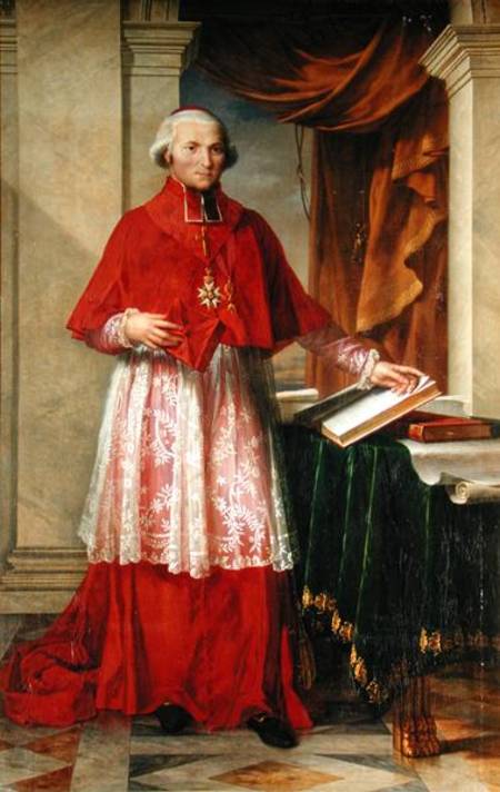 Portrait of Cardinal Joseph Fesch (1763-1839) de Charles Meynier