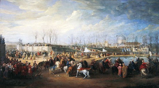 Mehemet Effendi, Turkish ambassador, arrives at the Tuileries on 21st March, 1721, after 1721 de Charles Parrocel