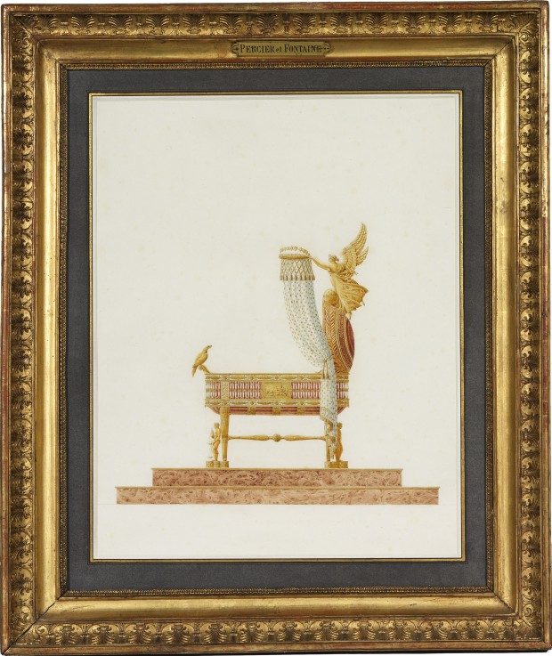 Design of the Bassinet for His Majesty the King of Rome de Charles Percier