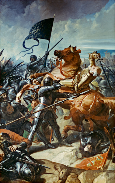 Schlacht von Castillon de Charles Philippe Auguste de Lariviere