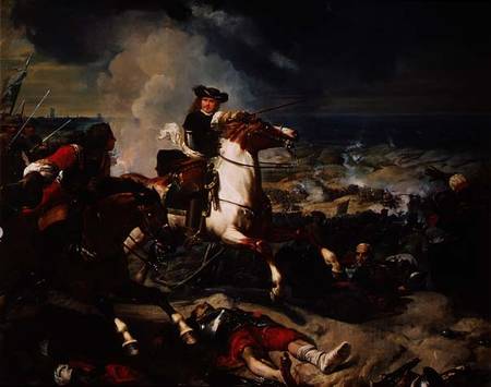 Battle of the Dunes, 14th June 1658 de Charles-Philippe Lariviere
