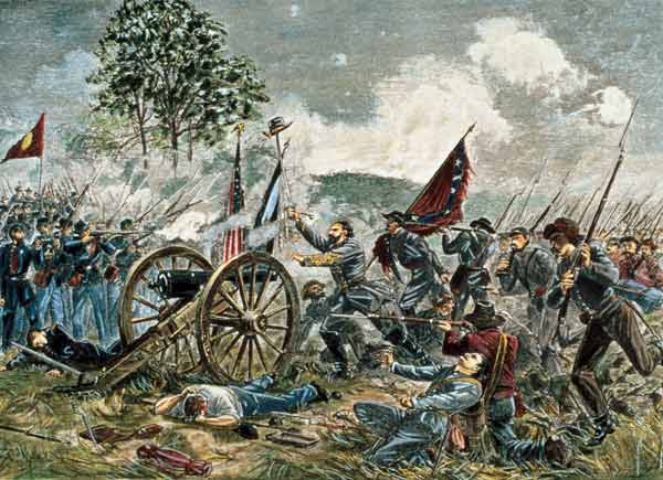 Pickett's Charge Battle of Gettysburg in 1863 de Charles Prosper Sainton