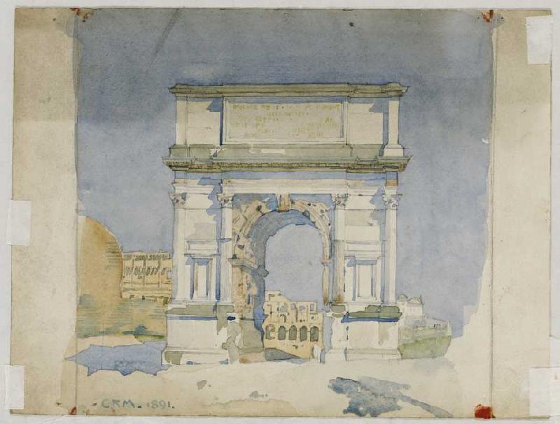 Der Titusbogen in Rom de Charles Rennie Mackintosh