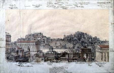 The Reconstruction of Ancient Rome at the Time of the Antonines de Charles Robert Cockerell