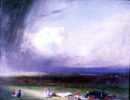 An Interrupted Picnic de Charles Sims