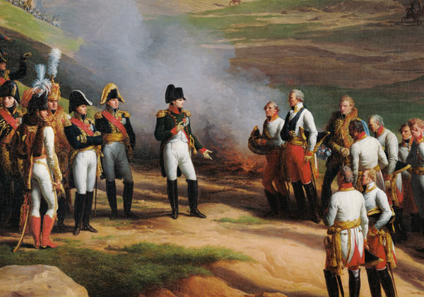 Detail from The Surrender of Ulm, 20th October, 1805 - Napoleon and the Austrian generals de Charles Thevenin