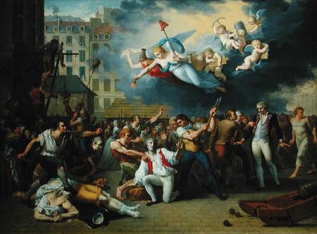 Massacre of the Marquis de Pellepont de Charles Thevenin