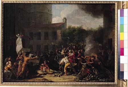 The Storming of the Bastille and the Arrest of Joseph Delaunay (1752-94) de Charles Thevenin