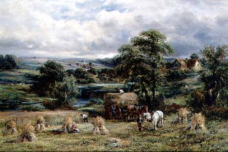 Harvest Time, An English Summer de Charles Thomas Burt