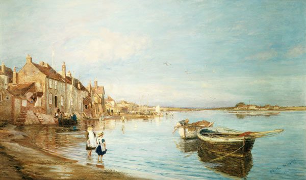 All On A Summers''s Day, At Bosham, Sussex de Charles William Wyllie