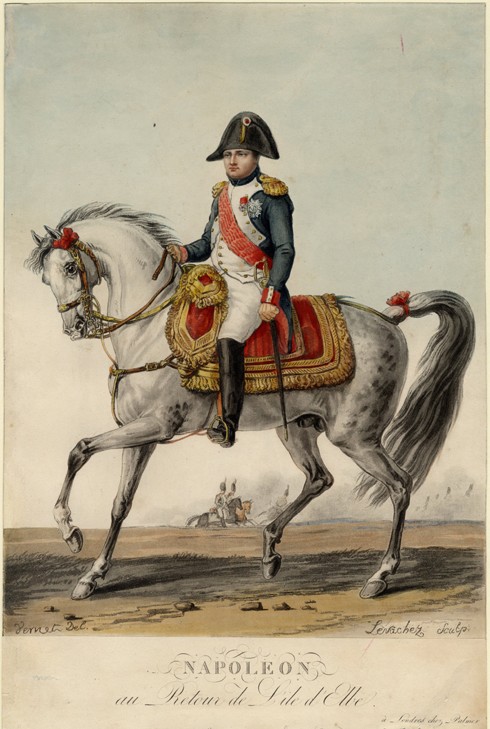 Napoleon Returning from the Island of Elba de Charles Francois Gabriel Levachez