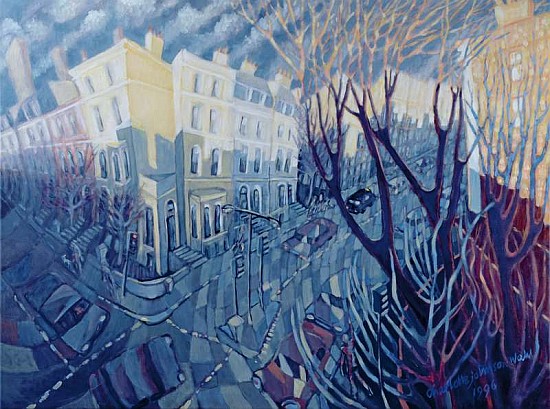 Ladbroke Grove, My Corner, 1996 (oil on canvas)  de Charlotte  Johnson Wahl