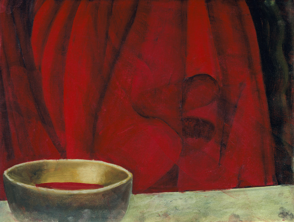 Lustrous Red, 2003 (oil on canvas)  de Charlotte  Moore
