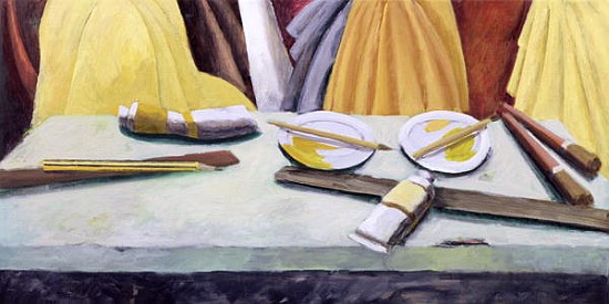 Gamboge Yellow, 2003 (oil on canvas)  de Charlotte  Moore