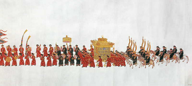 An Imperial Procession de Chinese School