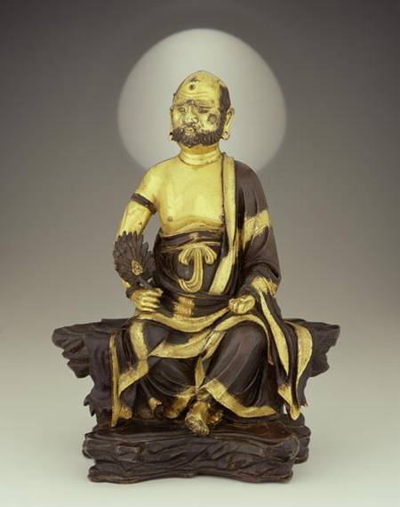 Figure of Bodhidharma, Ming Dynasty de Chinese School