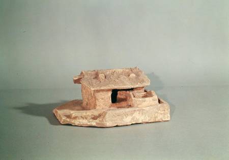 Funerary model of a farm, from Thanh Hoa, Vietnam, Han Dynasty de Chinese School
