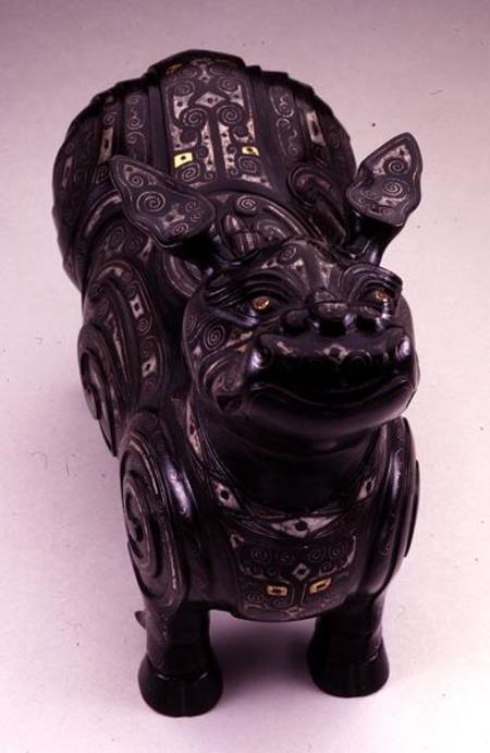 Pouring vessel in the form of an imaginary tapir-like beast, Ming dynasty de Chinese School