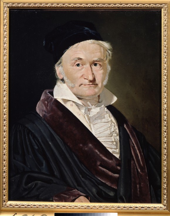 Portrait of the Mathematician, Astronomer and Physicist Carl Friedrich Gauss (1777-1855) de Christian Albrecht Jensen