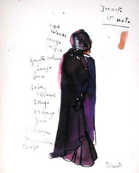 Costume designs for La Machine Infernale, by Jean Cocteau (1889-1963), produced by Louis Jouvet (188