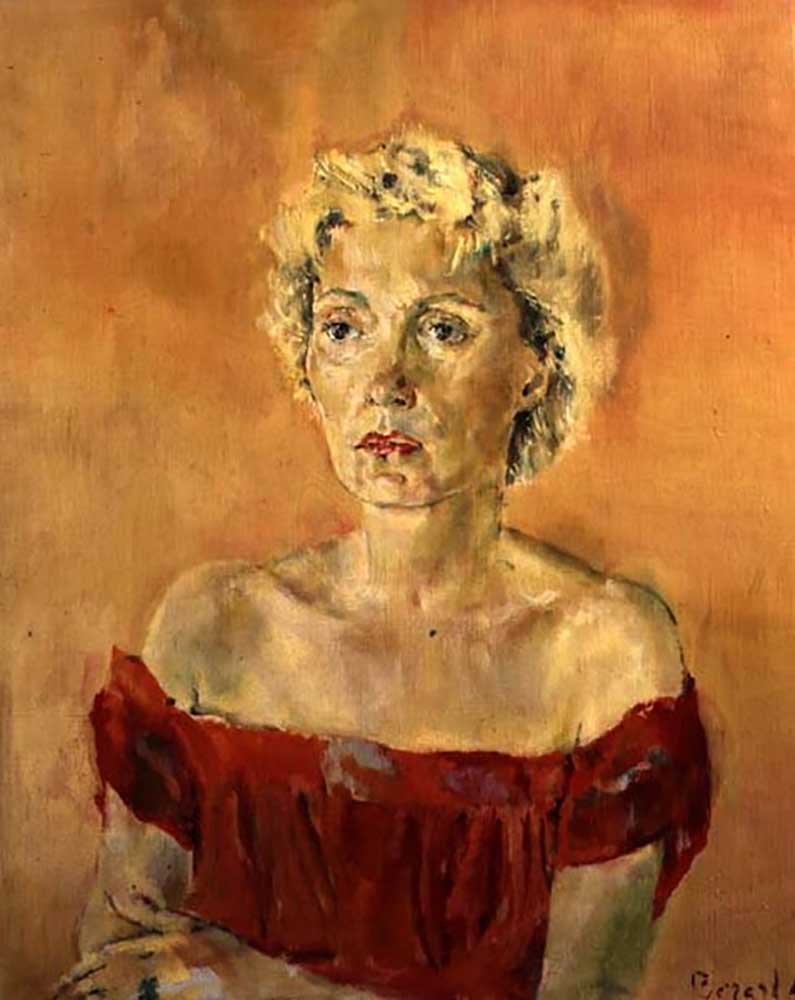 Portrait of Mme. Annavis, 1948 de Christian Berard