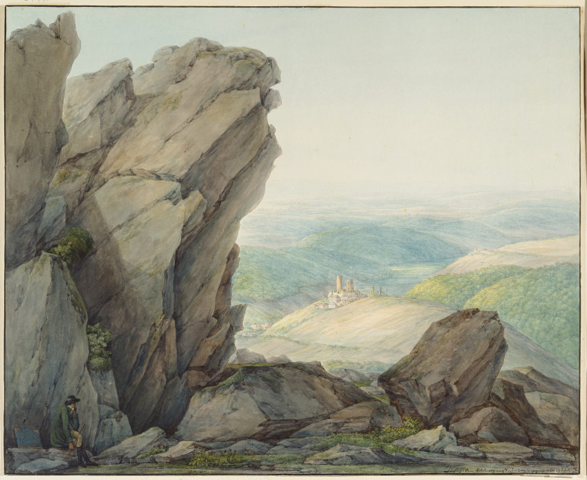 View from the Feldberg (Taunus) to Reifenberg de Christian Georg Schutz
