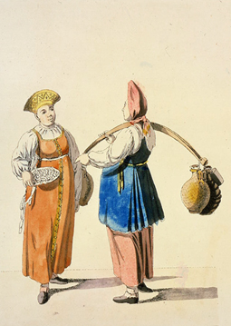 Marktfrauen III. de Christian Gottfried Geissler