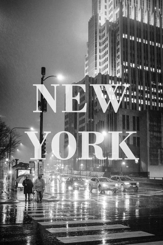 Cities in the rain: New York de Christian Müringer